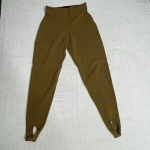 Vtg Compagnie Internationale Express Mustard‎ Stirrup Pants 80s 90s Size Medium